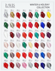 Lavis 3 in 1 Set 48 Colors Winter & Holiday + FREE Sample Color Chart + FREE Velvet Ember or Glow Cat Eye Set