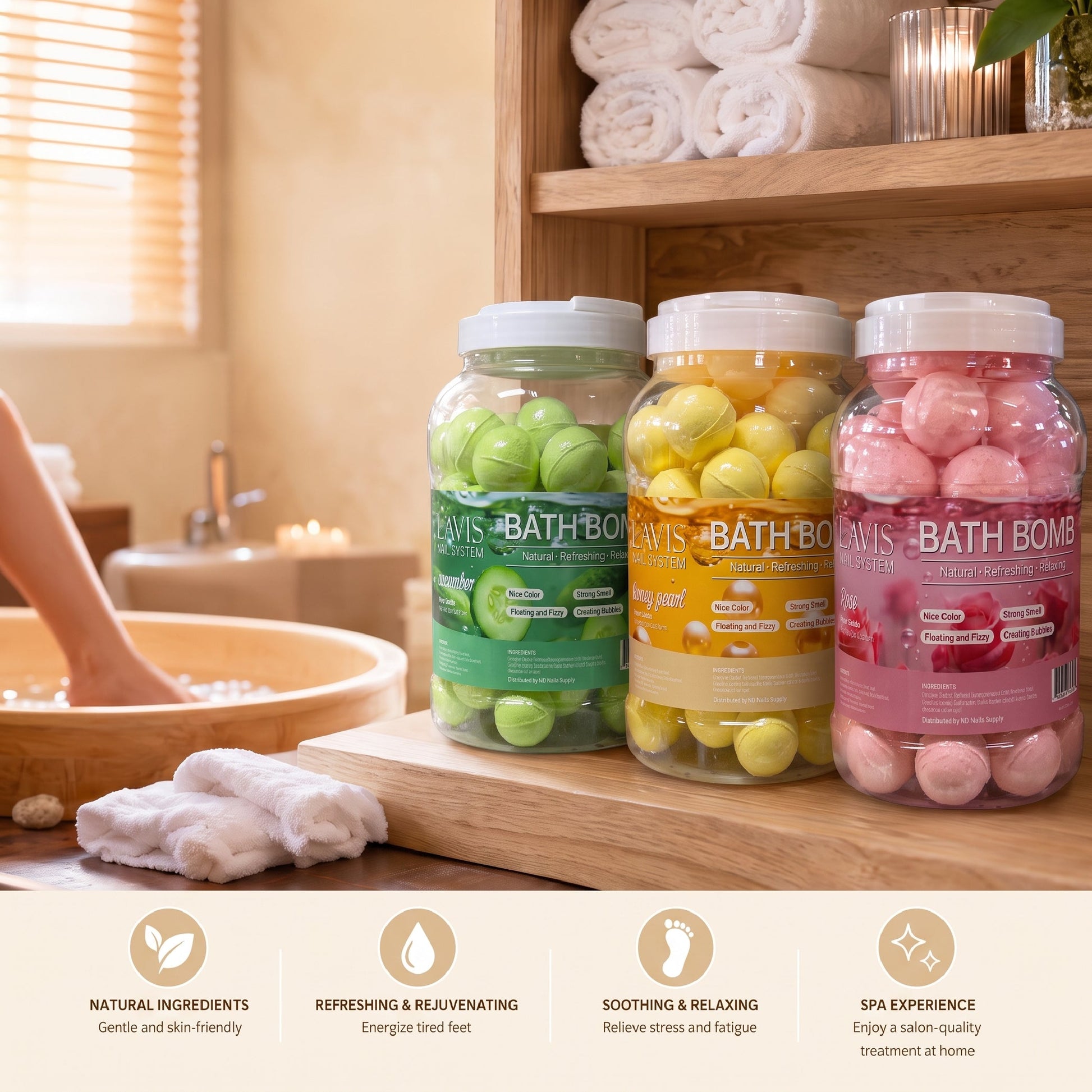 LAVIS Bath Bomb - Lemon