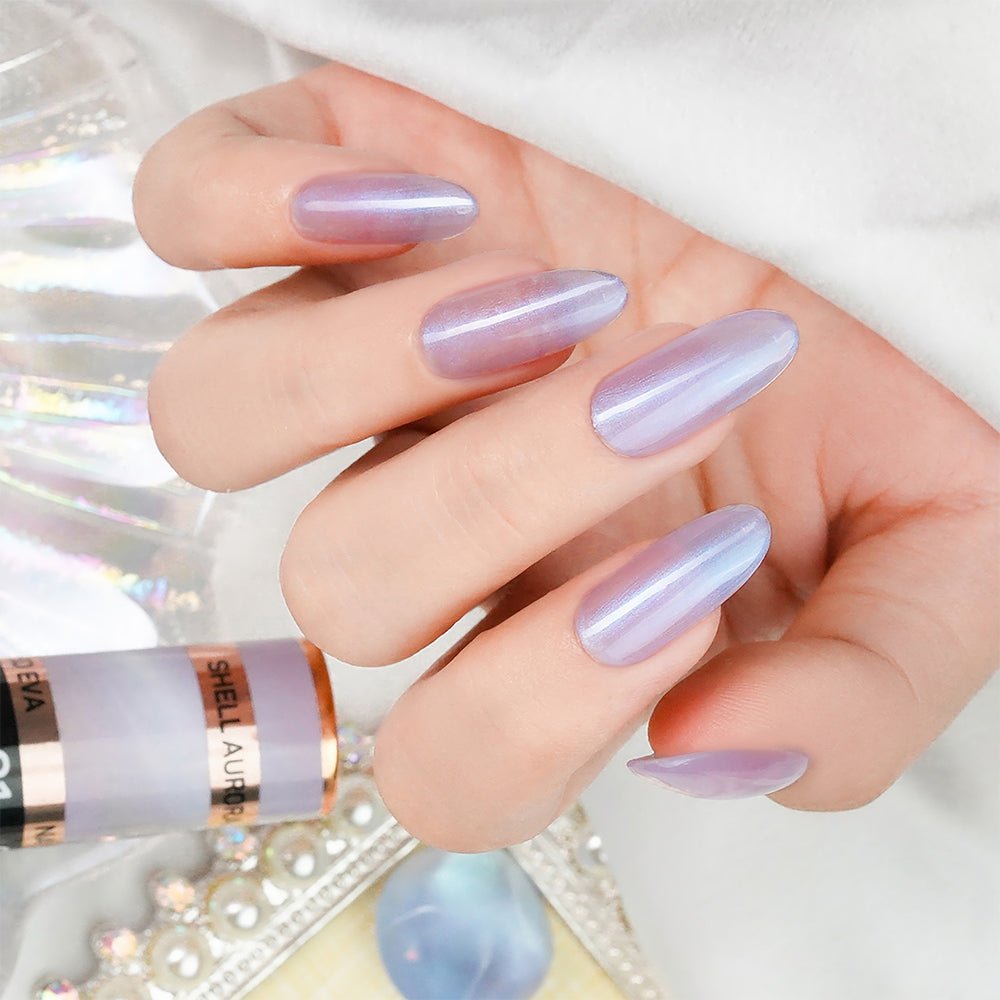 LDS 01 Naked Eva - Gel Polish 0.5 oz - Shell Aurora - DTK Nail Supply