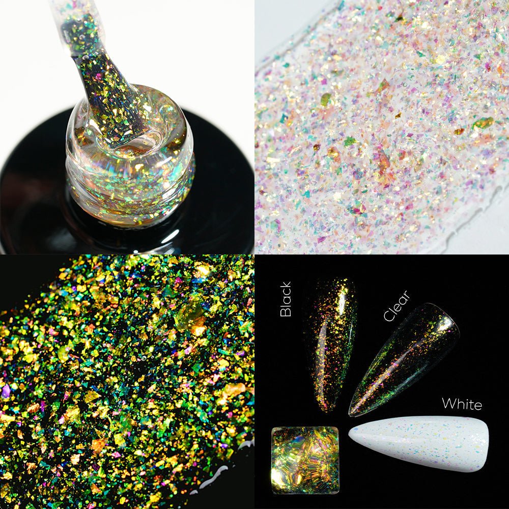 LDS 02 Apricot Yellow - Gel Polish 0.5 oz - Aurora Top Coat - DTK Nail Supply