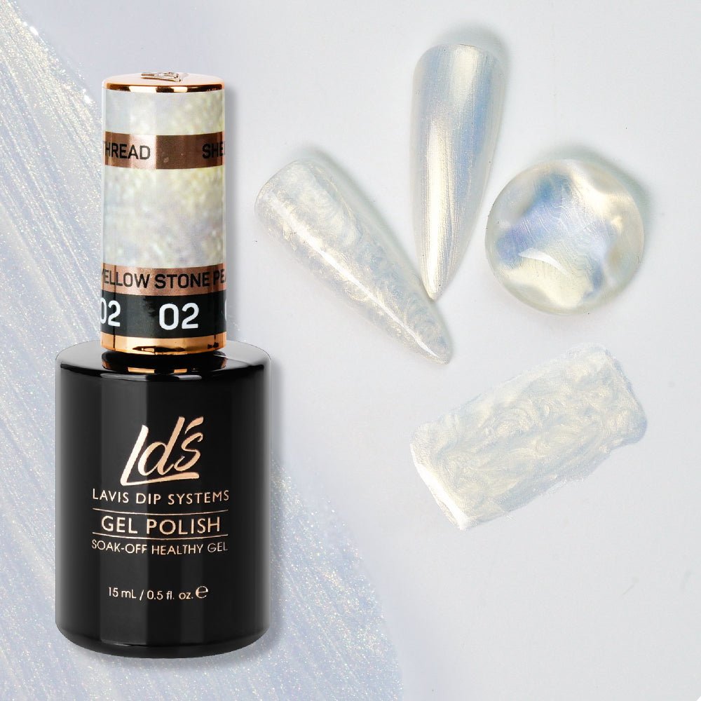 LDS 02 - Gel Polish 0.5 oz - Shell Thread Collection - DTK Nail Supply