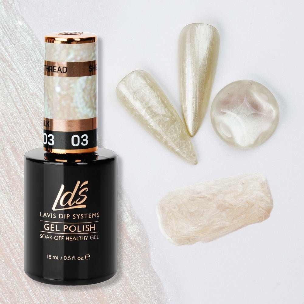 LDS 03 - Gel Polish 0.5 oz - Shell Thread Collection - DTK Nail Supply