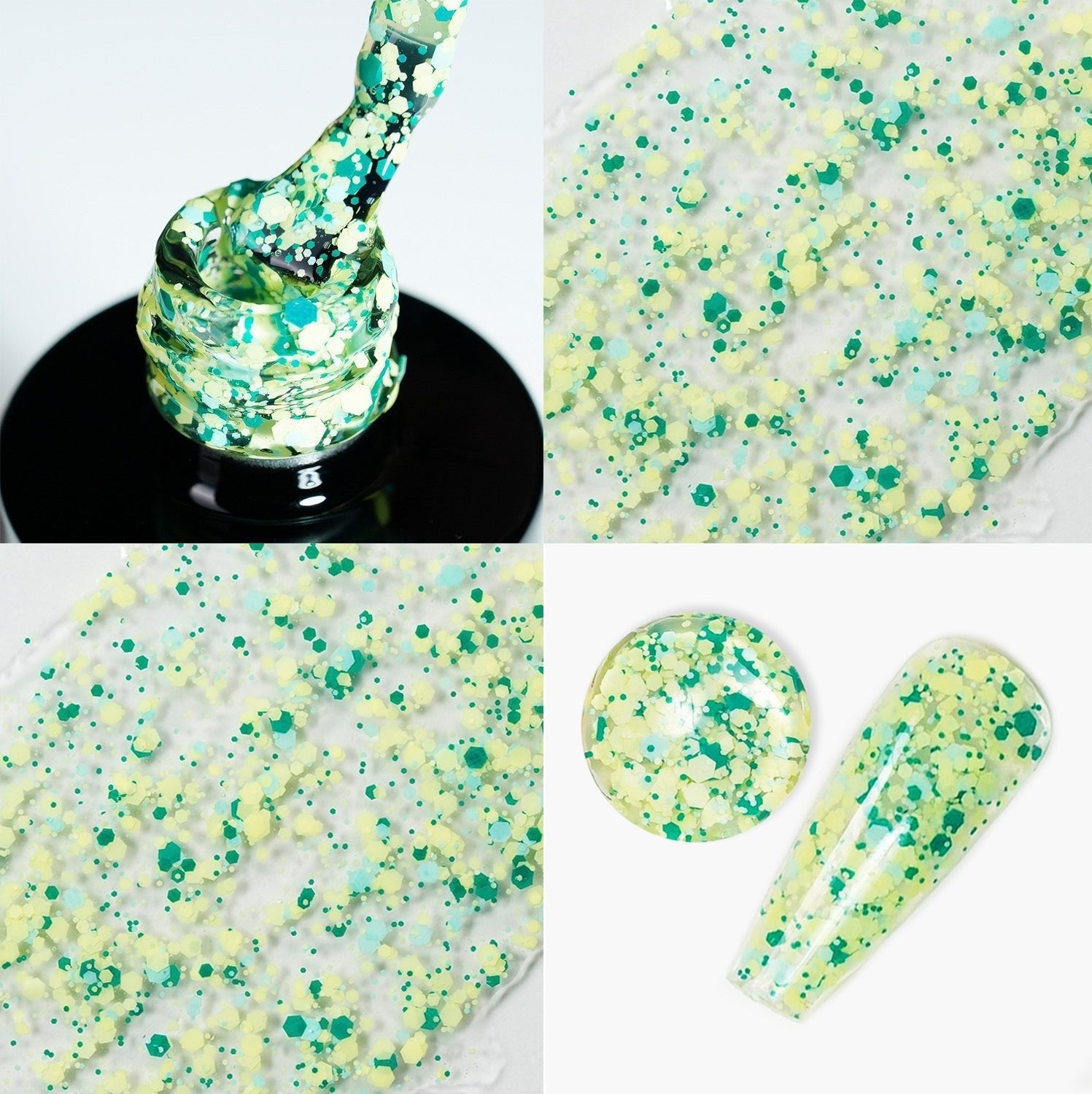 LDS 04 Blooming Green - Gel Polish 0.5 oz - Summer Candy - DTK Nail Supply