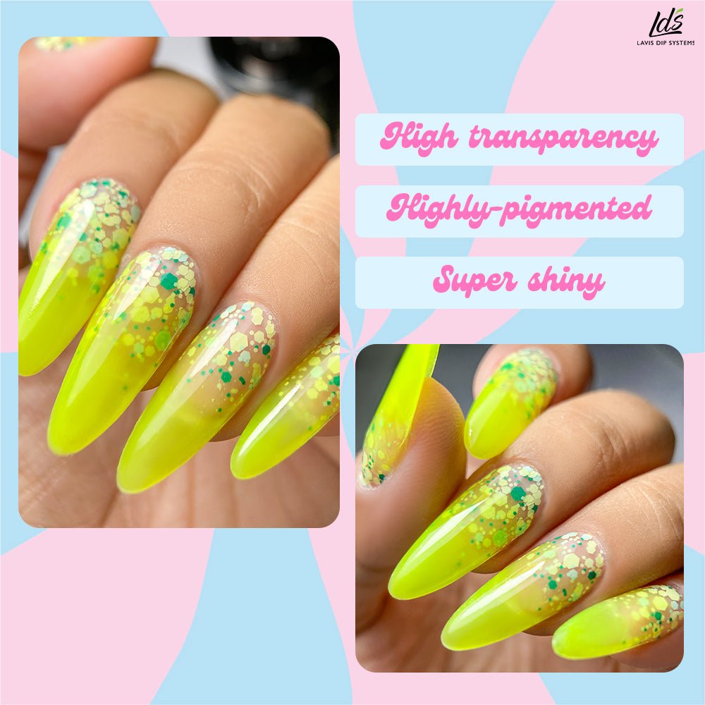 LDS 04 Blooming Green - Gel Polish 0.5 oz - Summer Candy - DTK Nail Supply