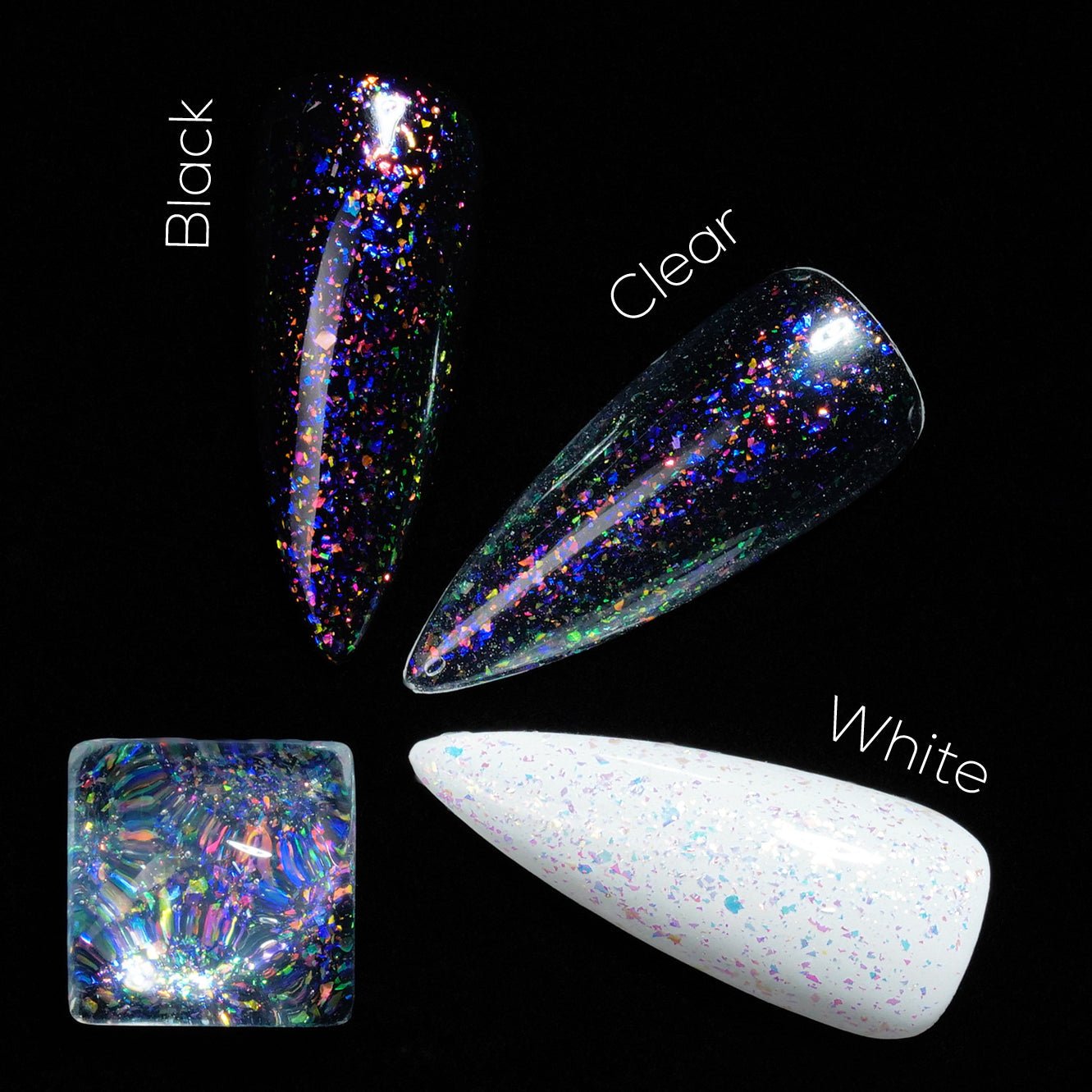 LDS 04 Peacock Blue - Gel Polish 0.5 oz - Aurora Top Coat - DTK Nail Supply