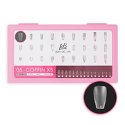 LDS - 05 Coffin XS Matte Nail Tips (Full Cover) (Box of 600PCS) - DTK Nail Supply