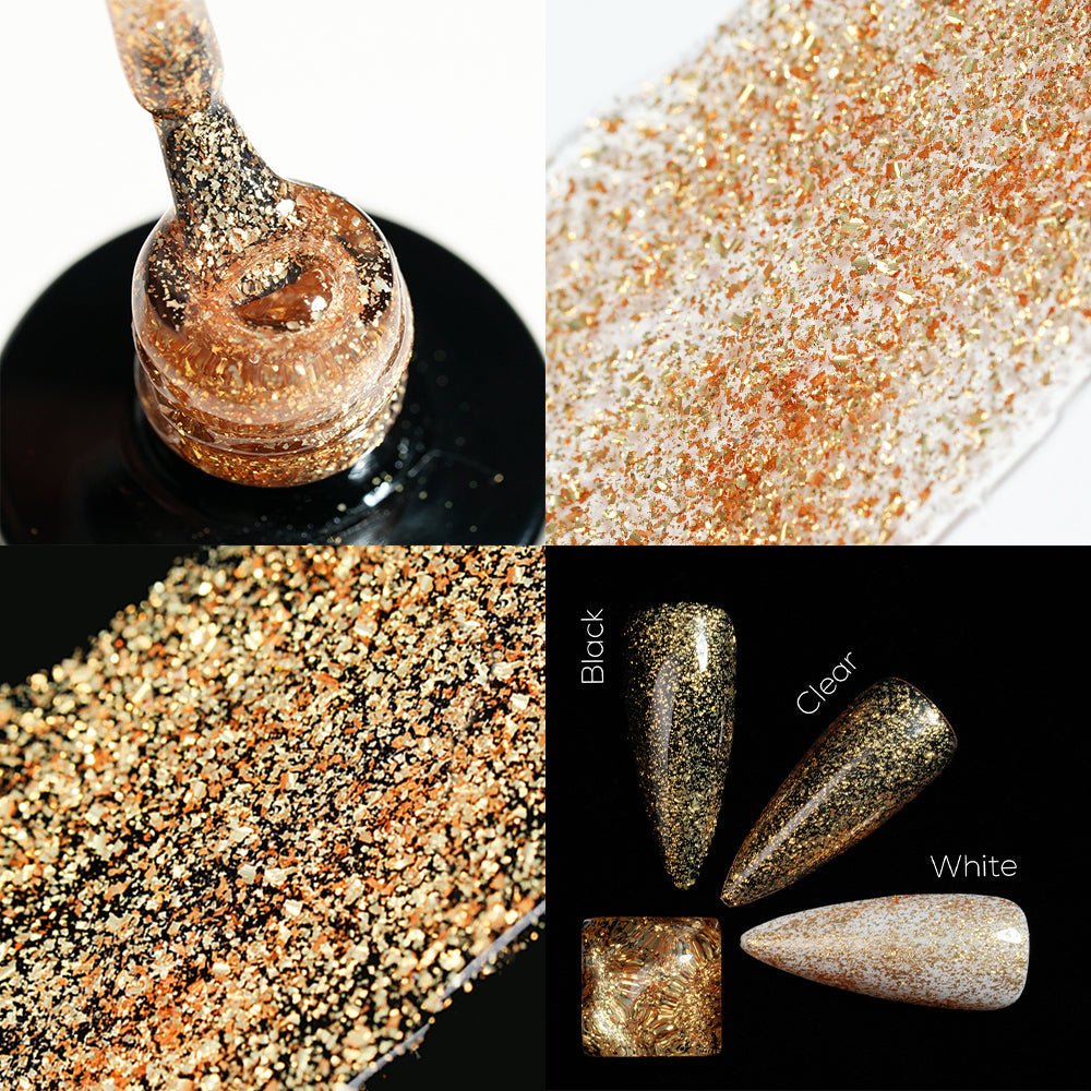 LDS 05 Flashy Lime - Gel Polish 0.5 oz - Aurora Top Coat - DTK Nail Supply