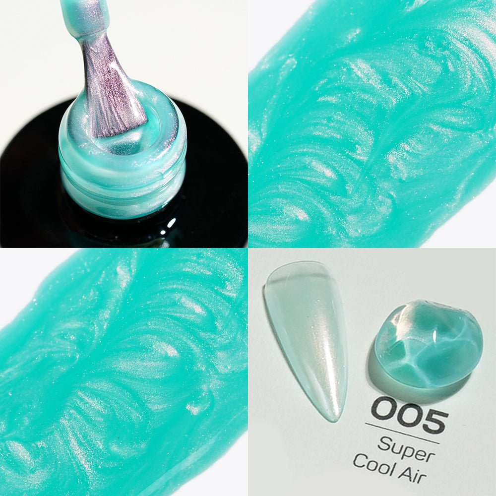 LDS 05 Super Cool Air - Gel Polish 0.5 oz - Shell Aurora - DTK Nail Supply