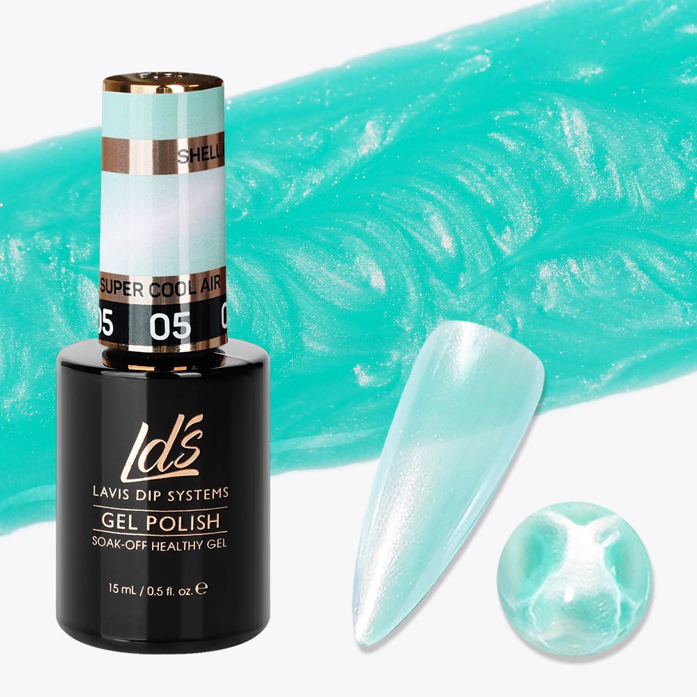 LDS 05 Super Cool Air - Gel Polish 0.5 oz - Shell Aurora - DTK Nail Supply