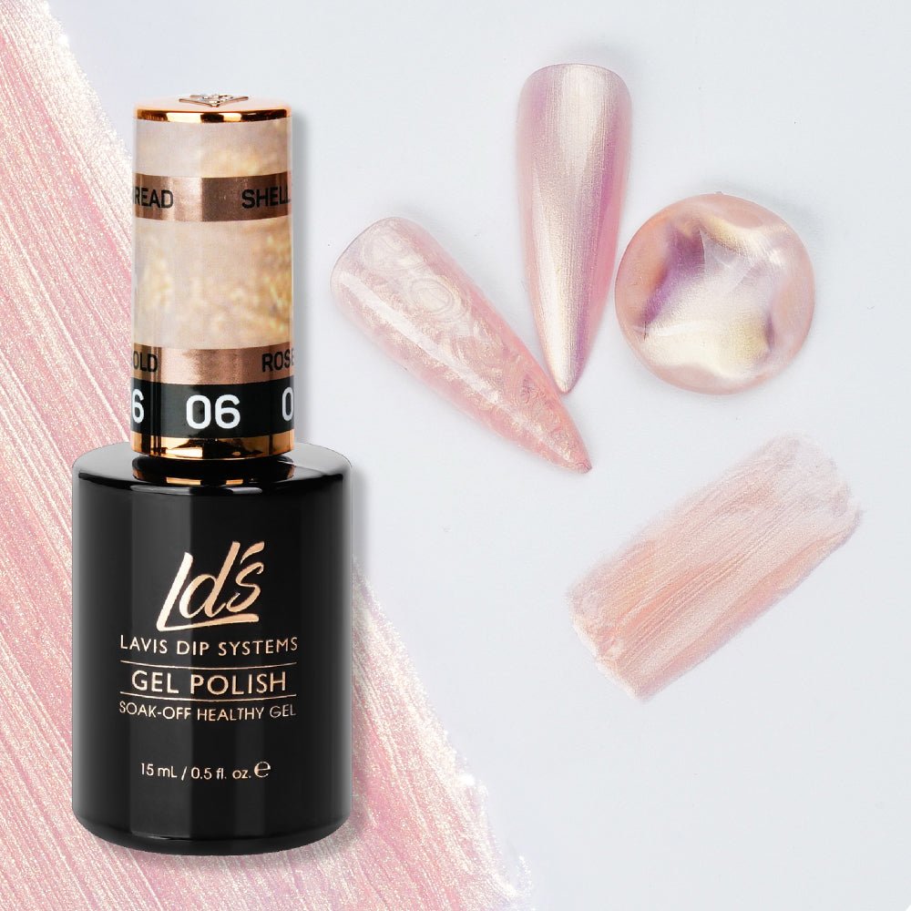 LDS 06 - Gel Polish 0.5 oz - Shell Thread Collection - DTK Nail Supply