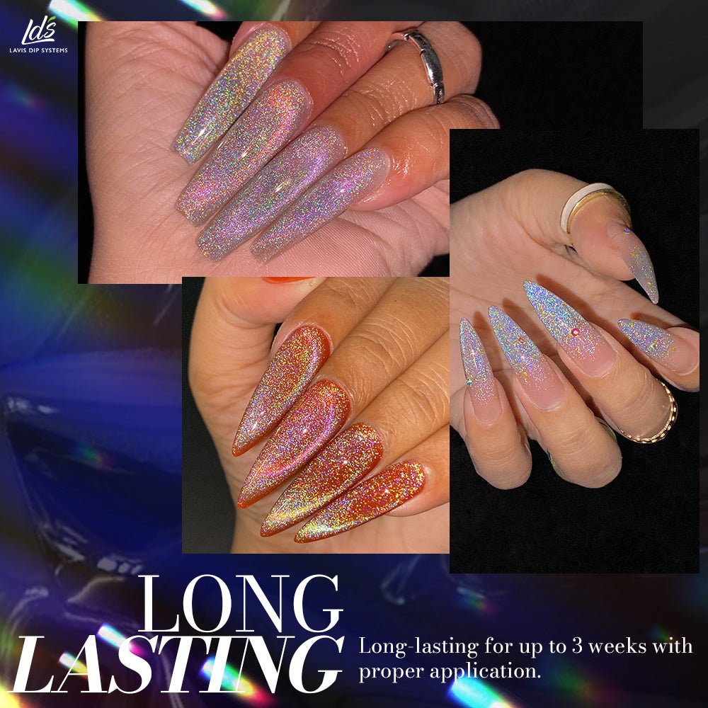 LDS 06 Go Eat Grape Cake - Gel Polish 0.5 oz - 9D Rainbow Cat Eyes - DTK Nail Supply