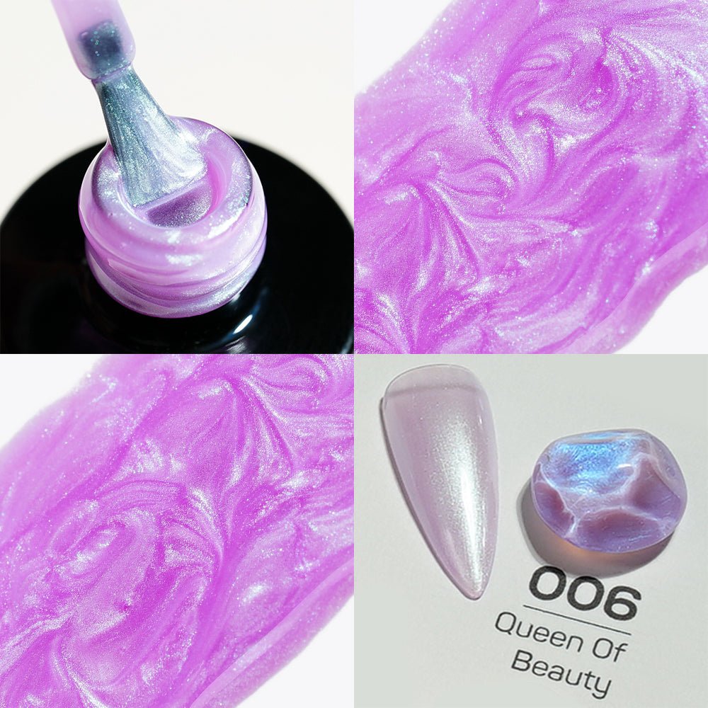 LDS 06 Queen Of Beauty - Gel Polish 0.5 oz - Shell Aurora - DTK Nail Supply