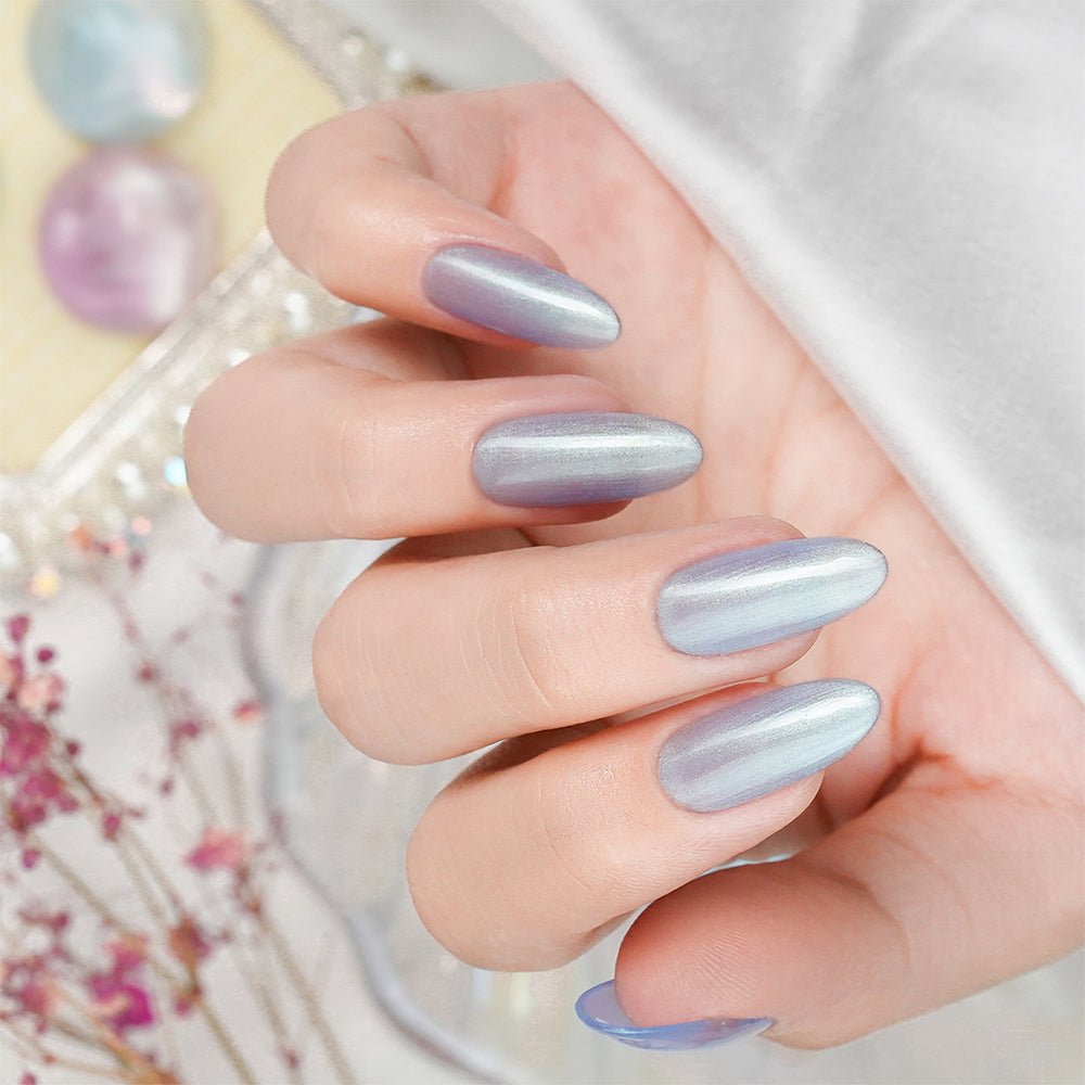 LDS 07 Aquamarine - Gel Polish 0.5 oz - Shell Aurora - DTK Nail Supply