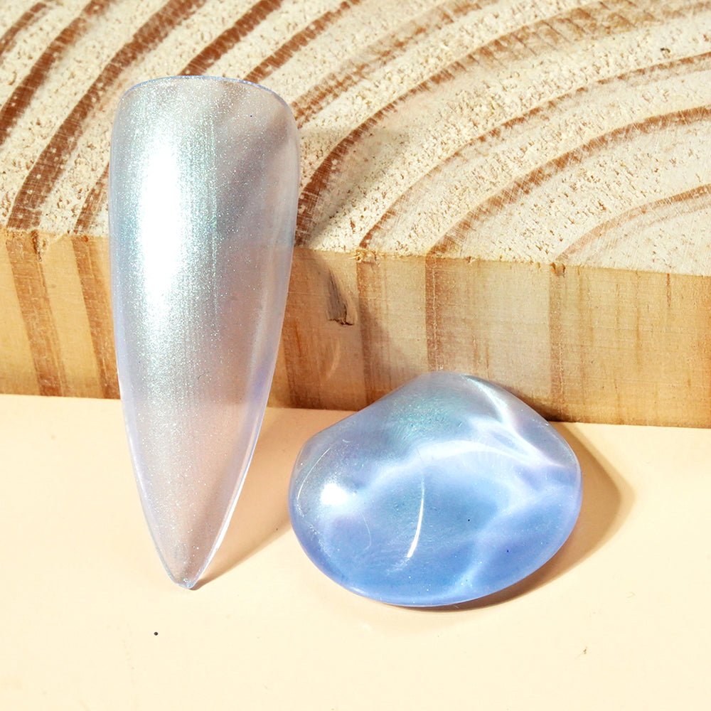 LDS 07 Aquamarine - Gel Polish 0.5 oz - Shell Aurora - DTK Nail Supply