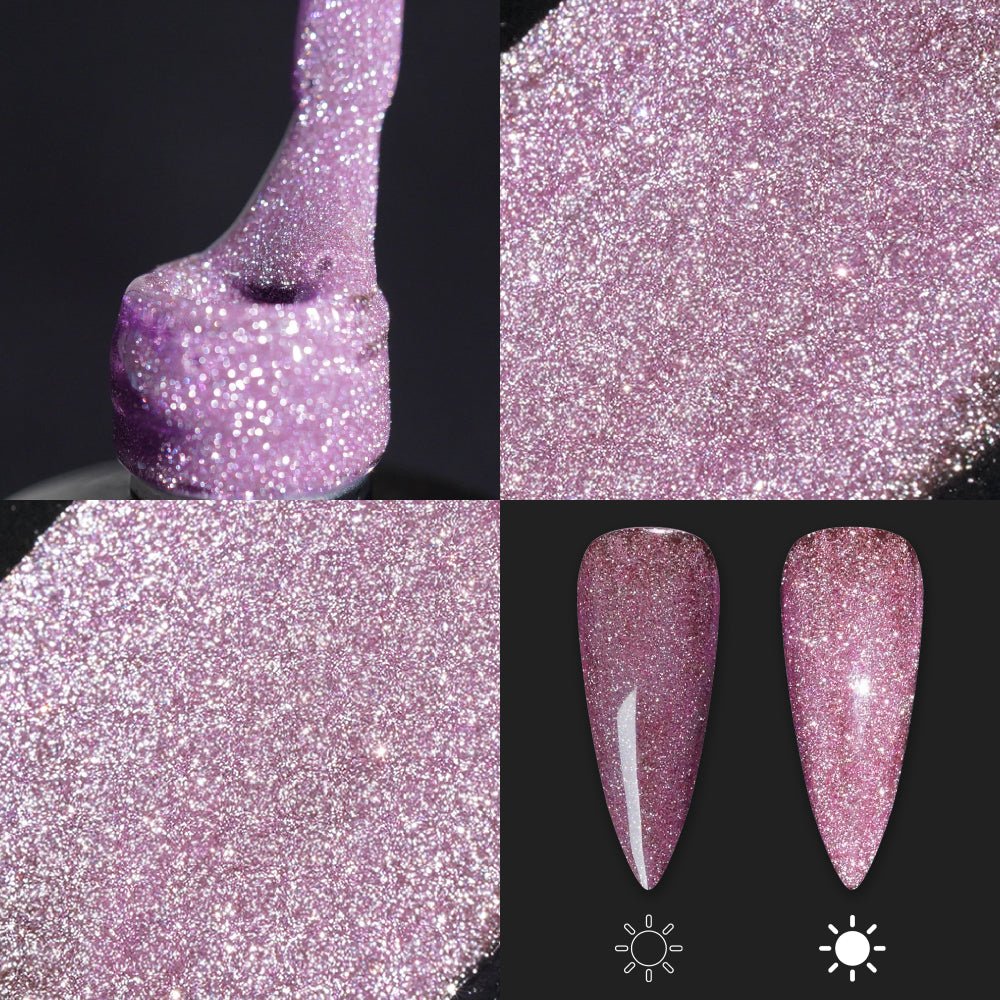 LDS 07 - Gel Polish 0.5 oz - Super Sparkle Reflective Collection - DTK Nail Supply