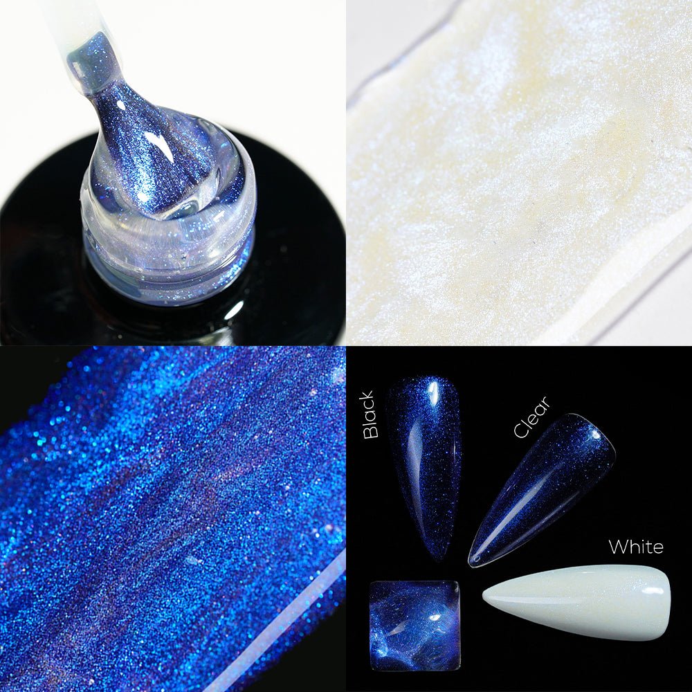 LDS 07 Ocean in Dream - Gel Polish 0.5 oz - Aurora Top Coat - DTK Nail Supply