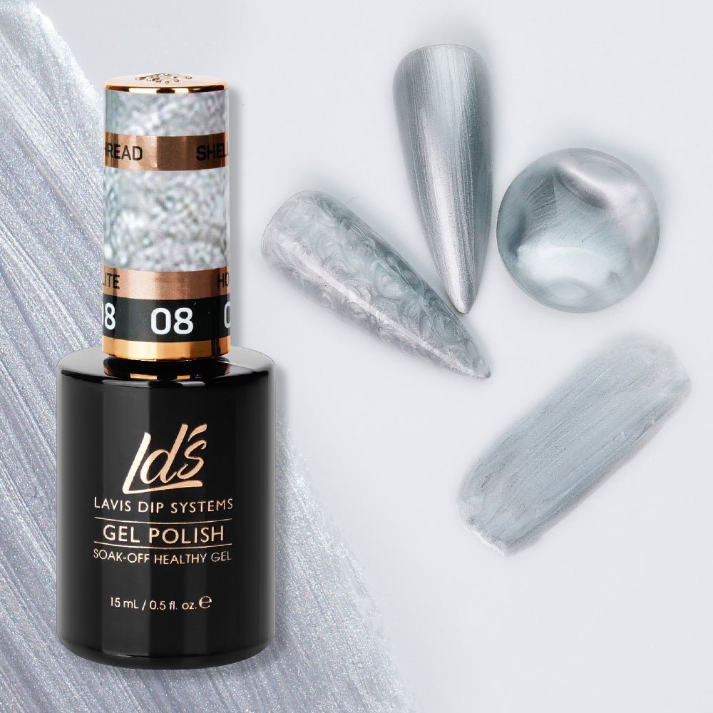 LDS 08 - Gel Polish 0.5 oz - Shell Thread Collection - DTK Nail Supply