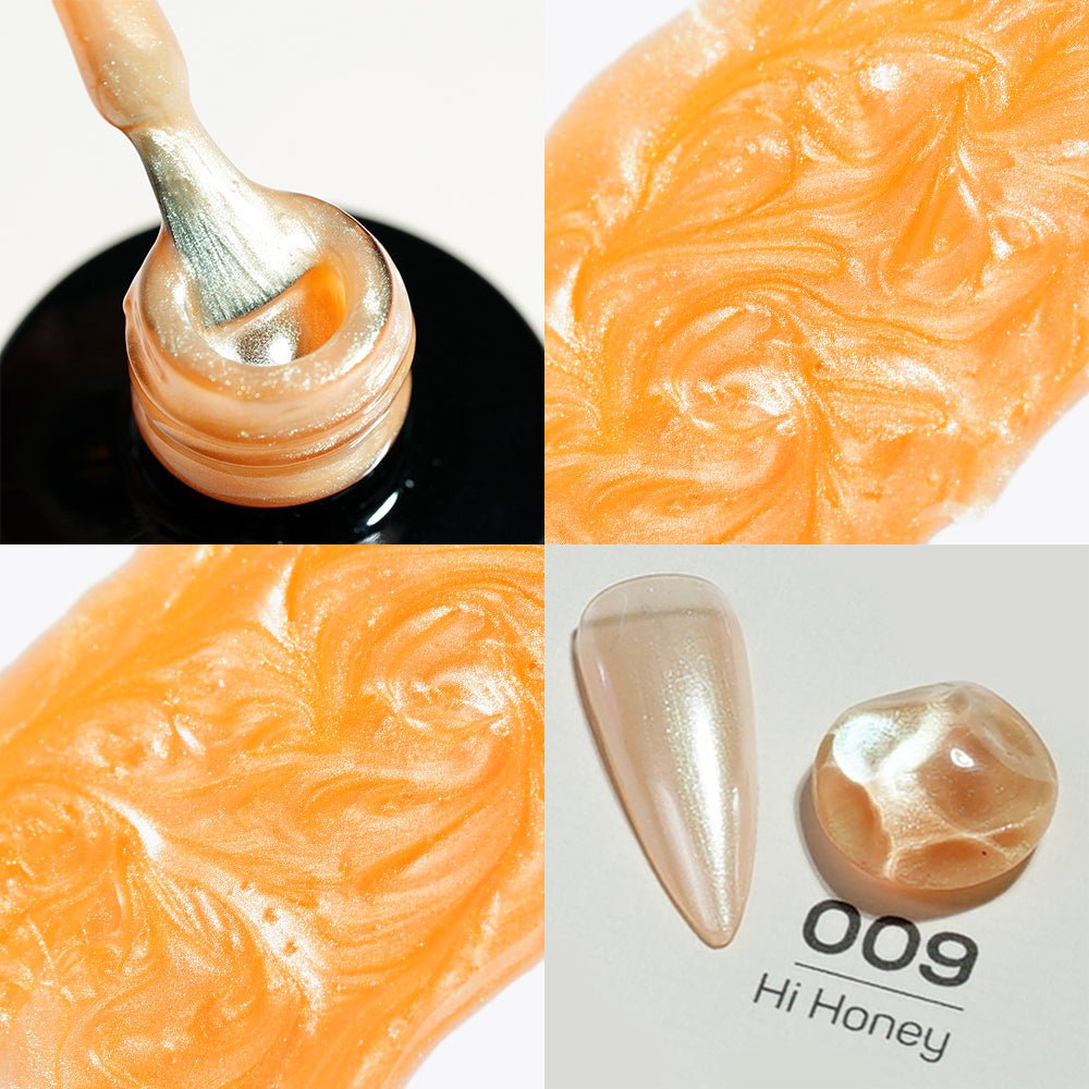 LDS 09 Hi Honey - Gel Polish 0.5 oz - Shell Aurora - DTK Nail Supply