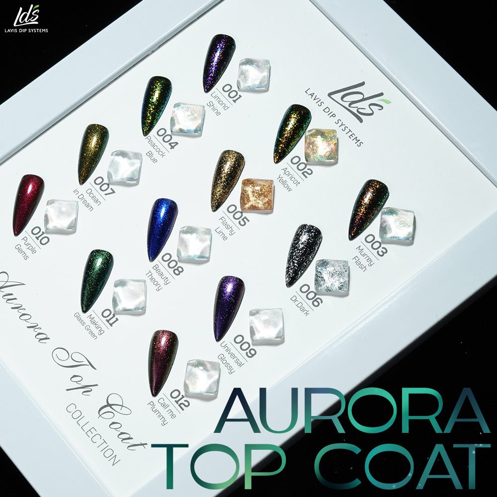LDS 09 Universal Glossy - Gel Polish 0.5 oz - Aurora Top Coat - DTK Nail Supply