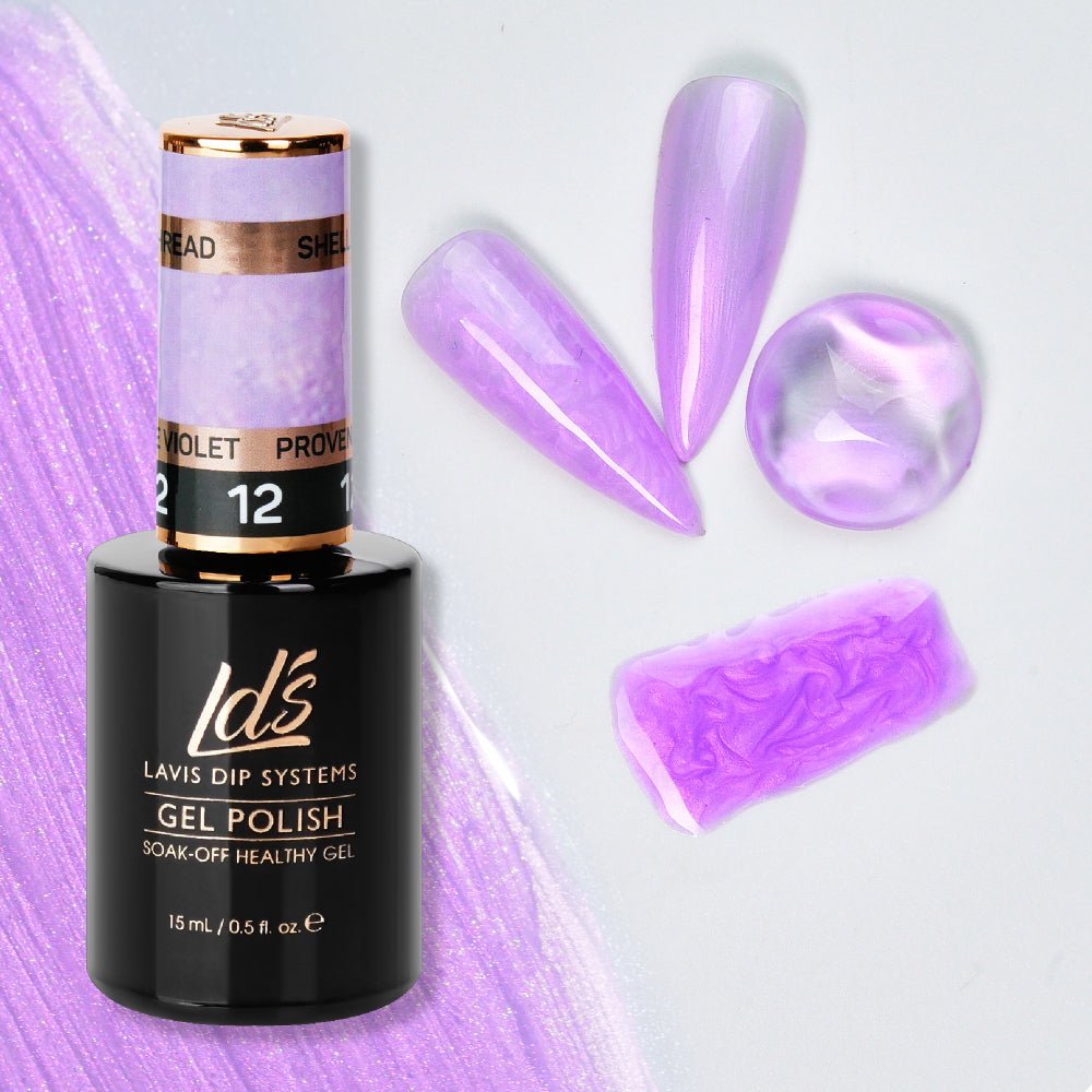 LDS 12 - Gel Polish 0.5 oz - Shell Thread Collection - DTK Nail Supply