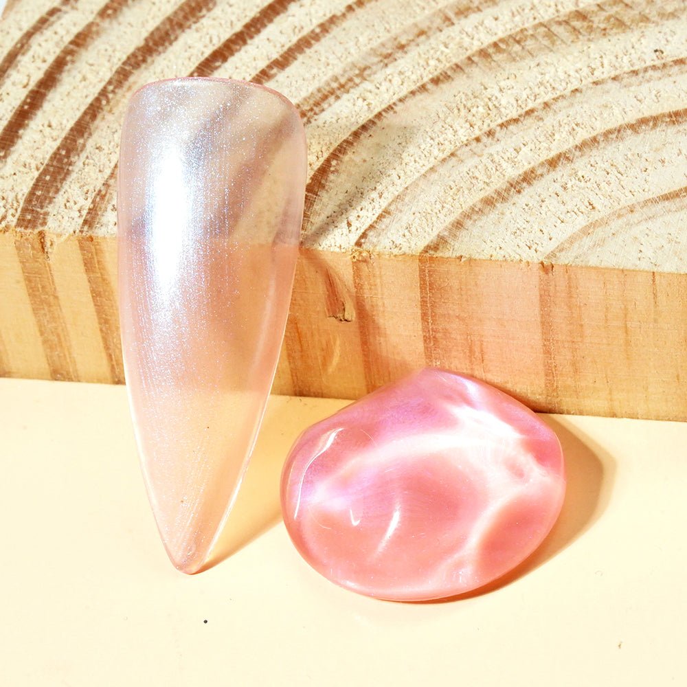 LDS 12 Pink Topaz - Gel Polish 0.5 oz - Shell Aurora - DTK Nail Supply