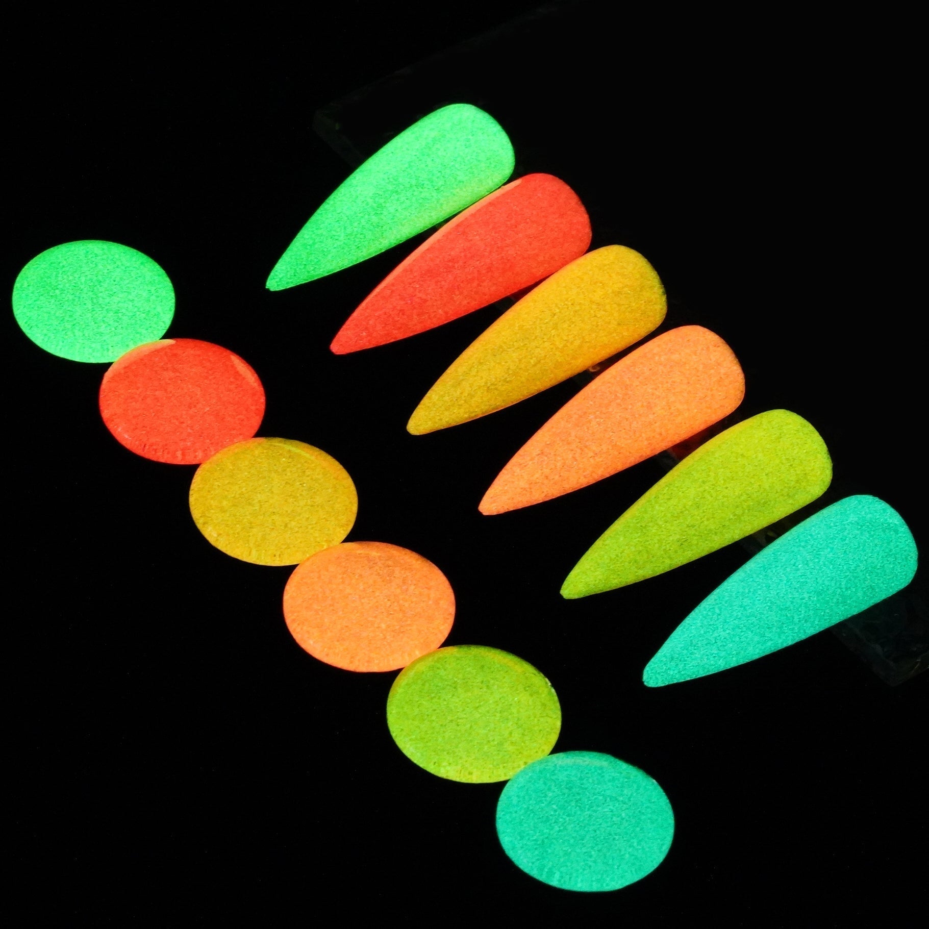 LDS 5 Golden Apple - Gel Polish 0.5 oz - Reflective Glitter Glow In The Dark - DTK Nail Supply