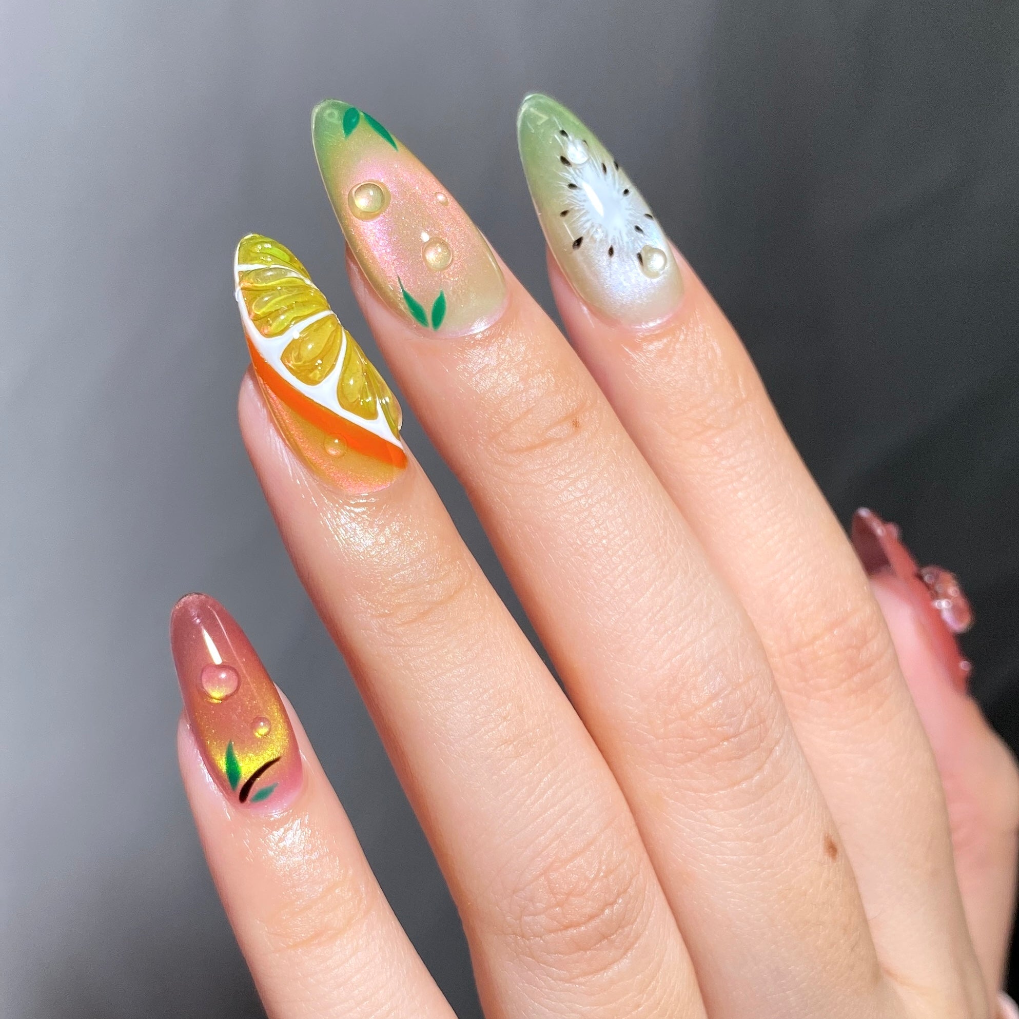 LDS CE01 - LDS Fruit Cat Eye Collection - DTK Nail Supply