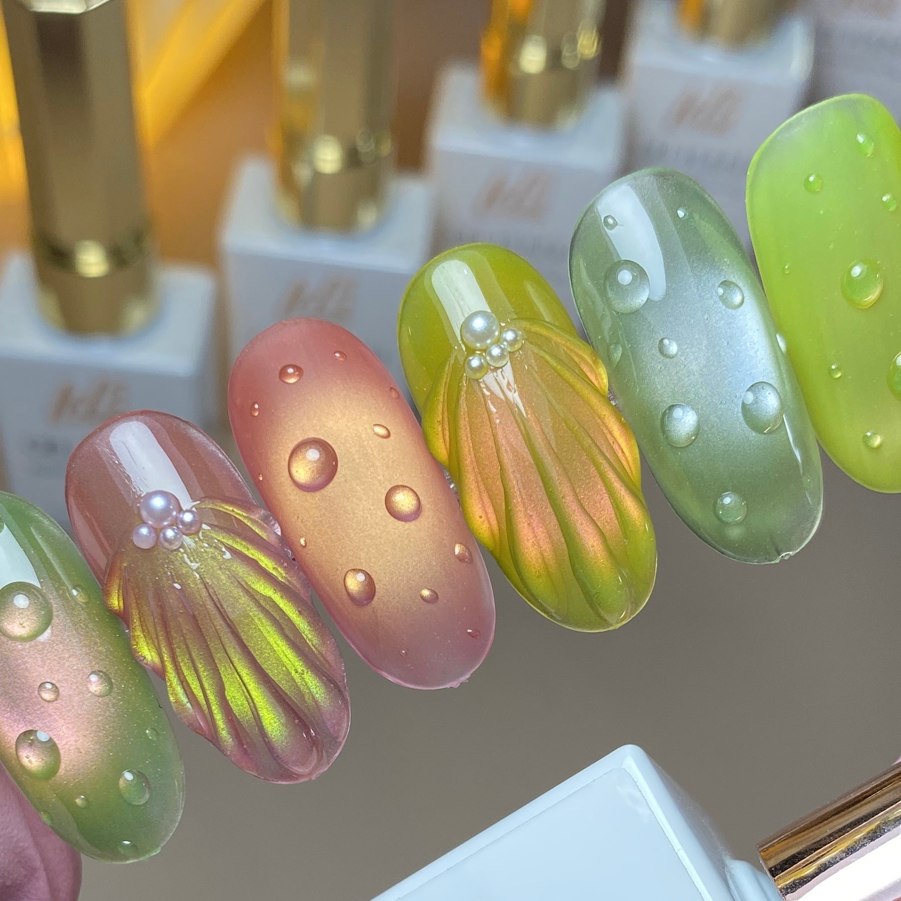 LDS CE10 - LDS Fruit Cat Eye Collection - DTK Nail Supply