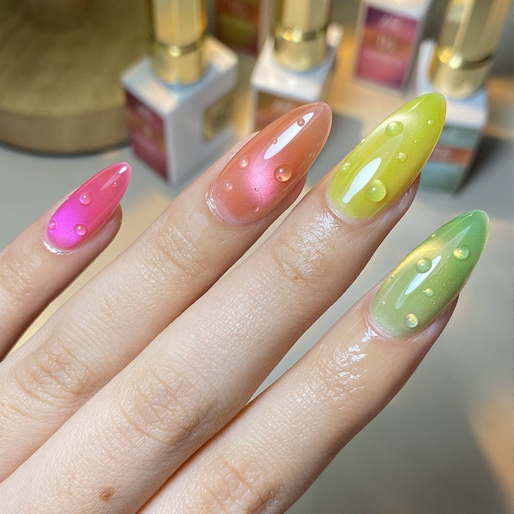 LDS CE12 - LDS Fruit Cat Eye Collection - DTK Nail Supply