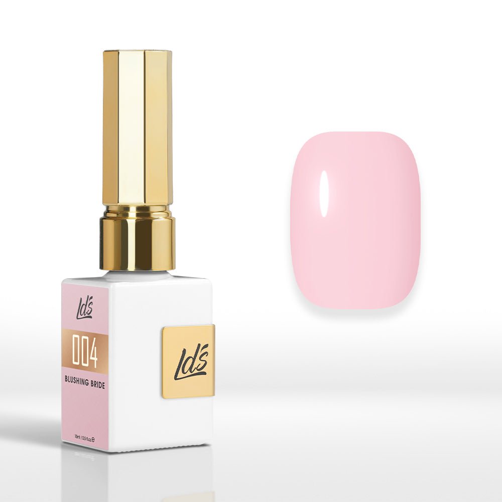LDS Color Craze Gel Nail Polish - 004 Blushing Bride - 0.5oz - DTK Nail Supply