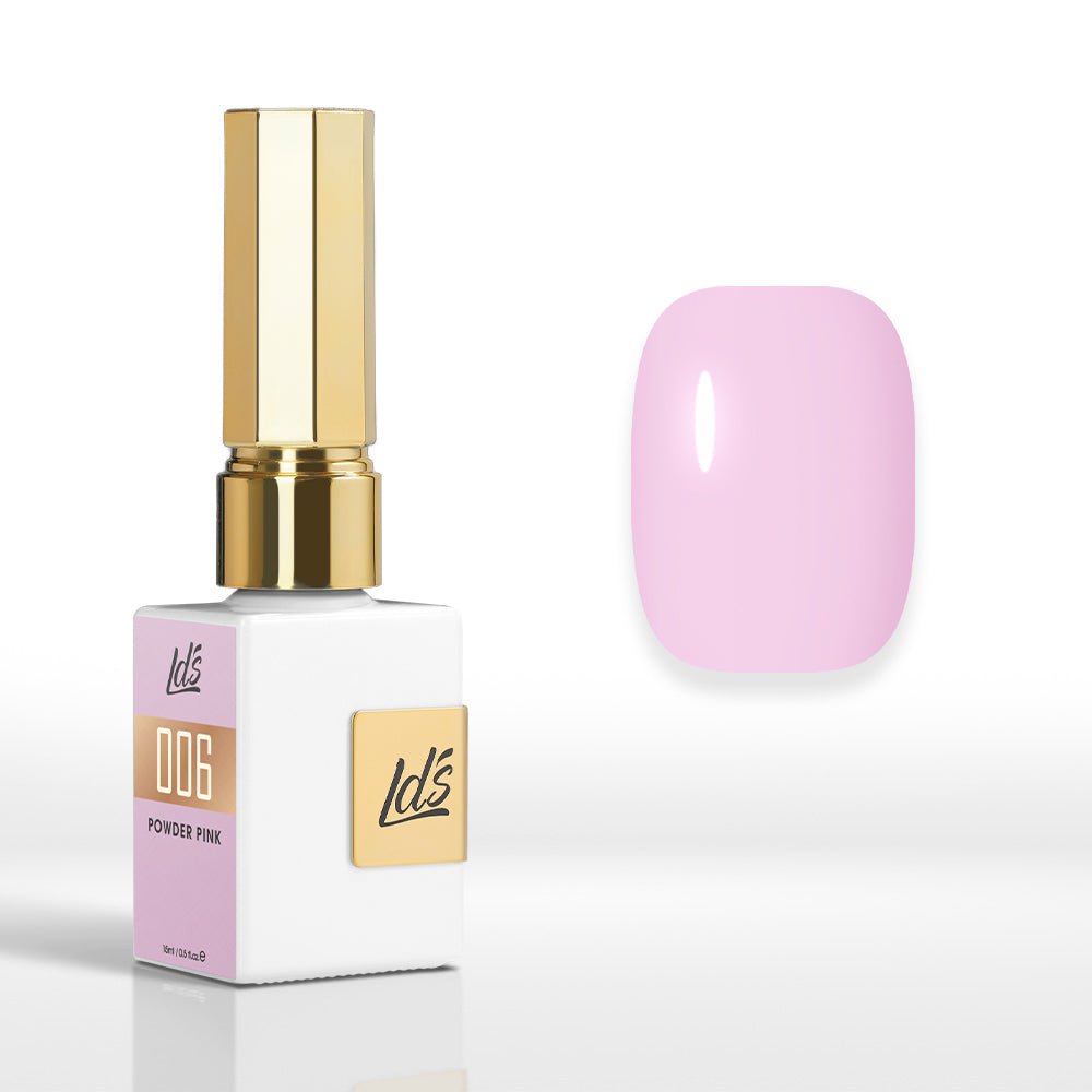LDS Color Craze Gel Nail Polish - 006 Powder Pink - 0.5oz - DTK Nail Supply