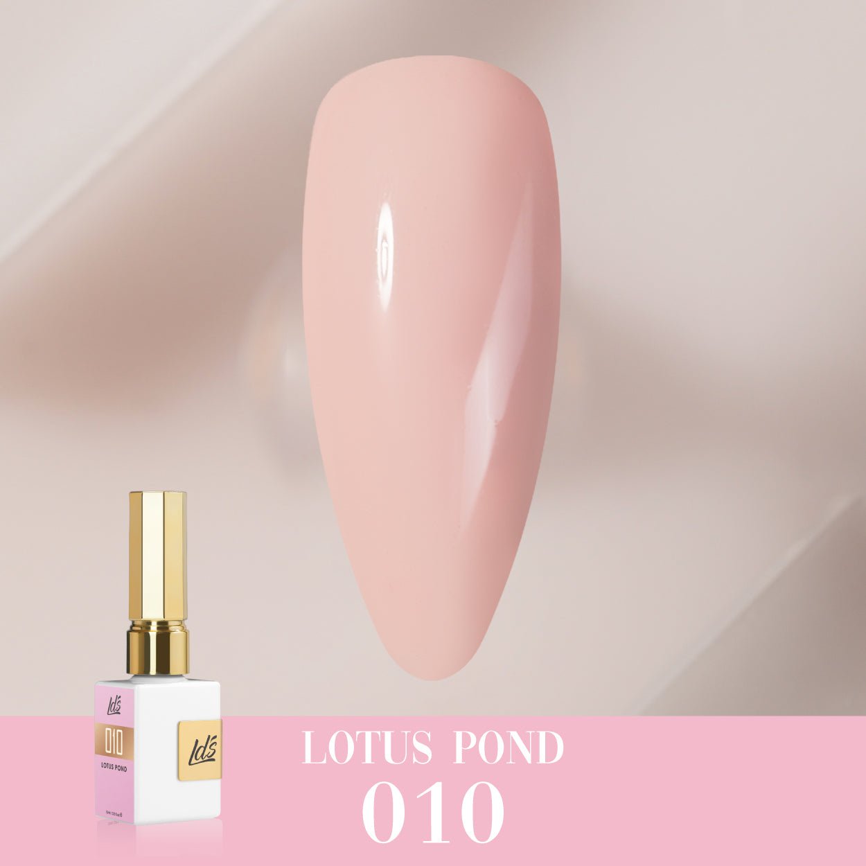 LDS Color Craze Gel Nail Polish - 010 Lotus Pond - 0.5oz - DTK Nail Supply