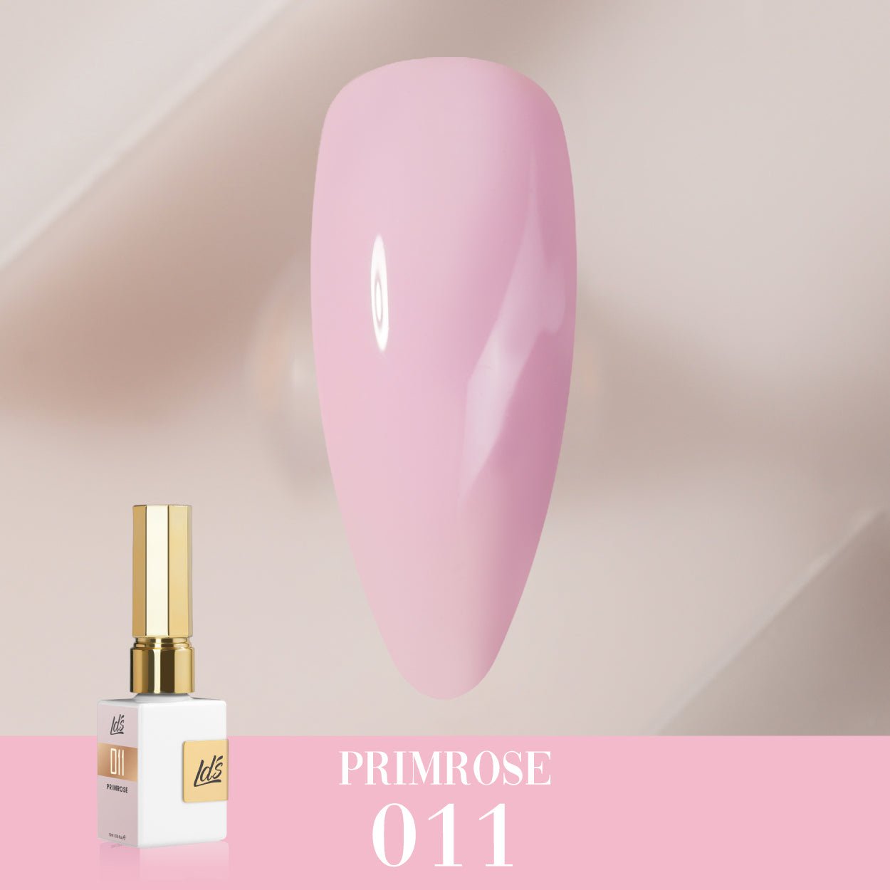 LDS Color Craze Gel Nail Polish - 011 Primrose - 0.5oz - DTK Nail Supply