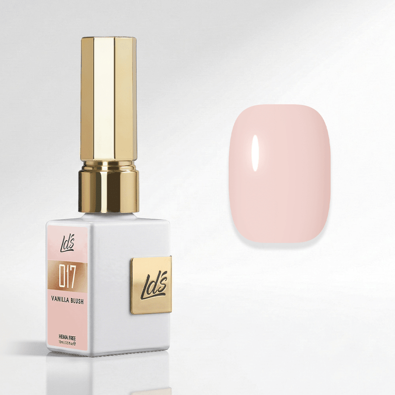 LDS Color Craze Gel Nail Polish - 017 Vanilla Blush - 0.5oz - DTK Nail Supply
