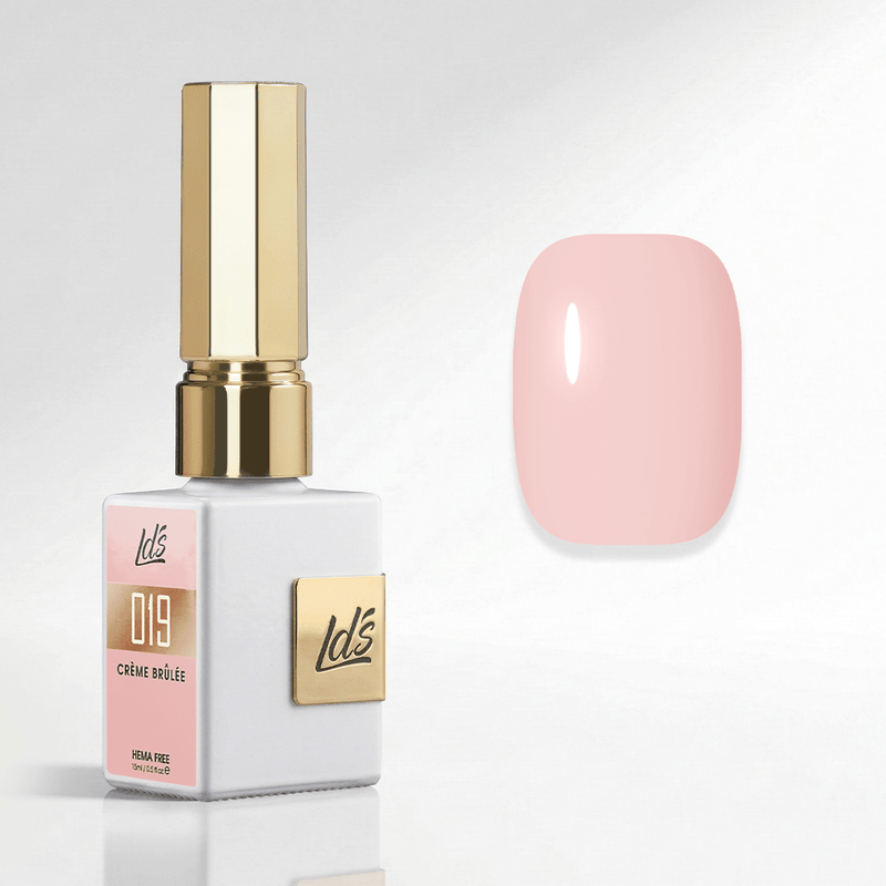 LDS Color Craze Gel Nail Polish - 019 Crème brûlée - 0.5oz - DTK Nail Supply