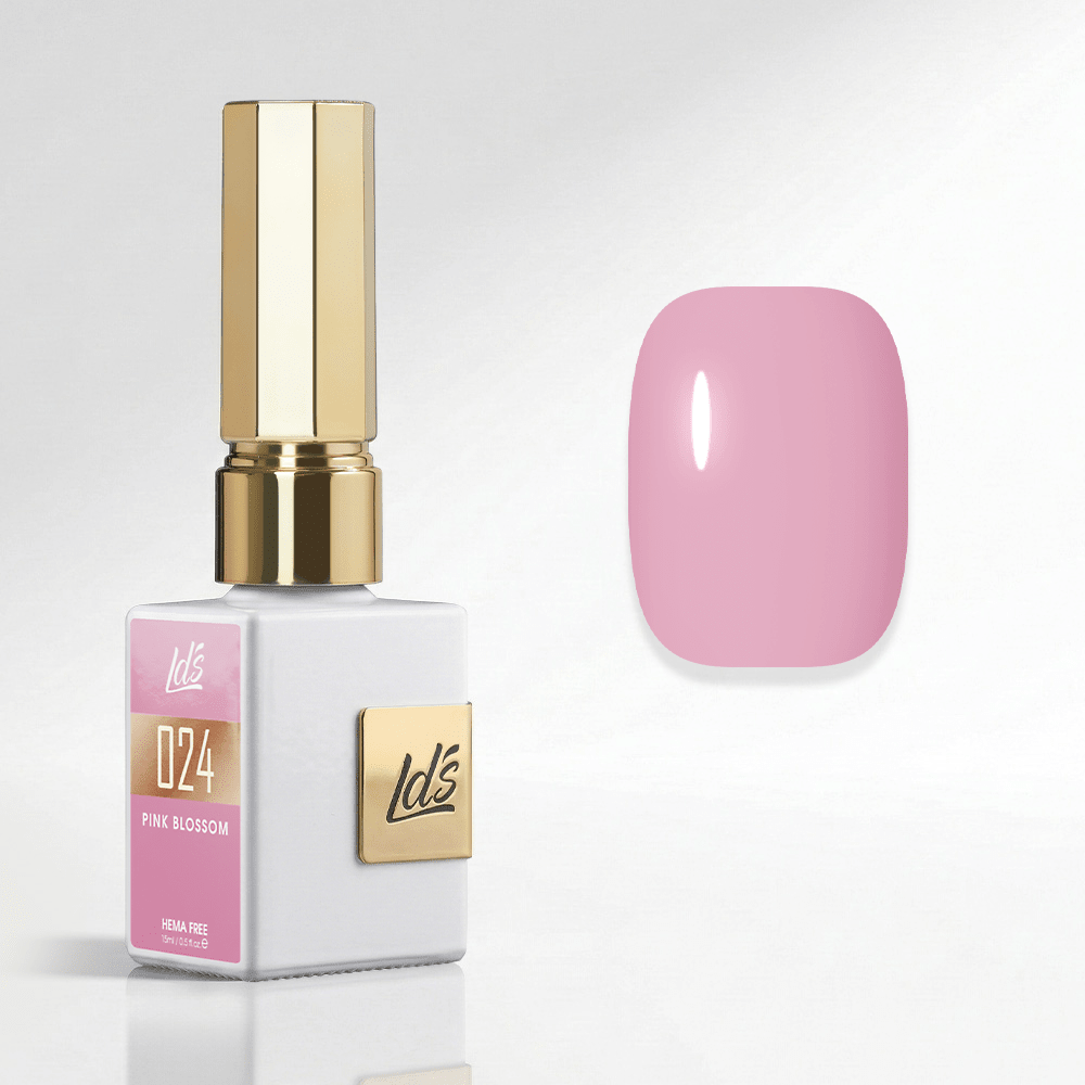 LDS Color Craze Gel Nail Polish - 024 Pink Blossom - 0.5oz - DTK Nail Supply