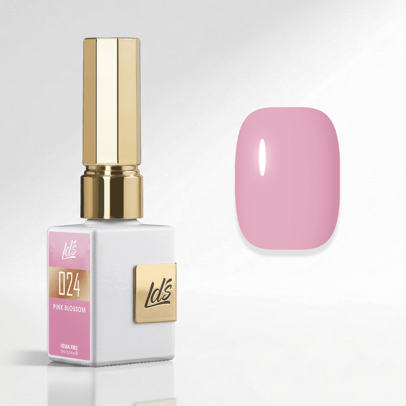LDS Color Craze Gel Nail Polish - 024 Pink Blossom - 0.5oz - DTK Nail Supply