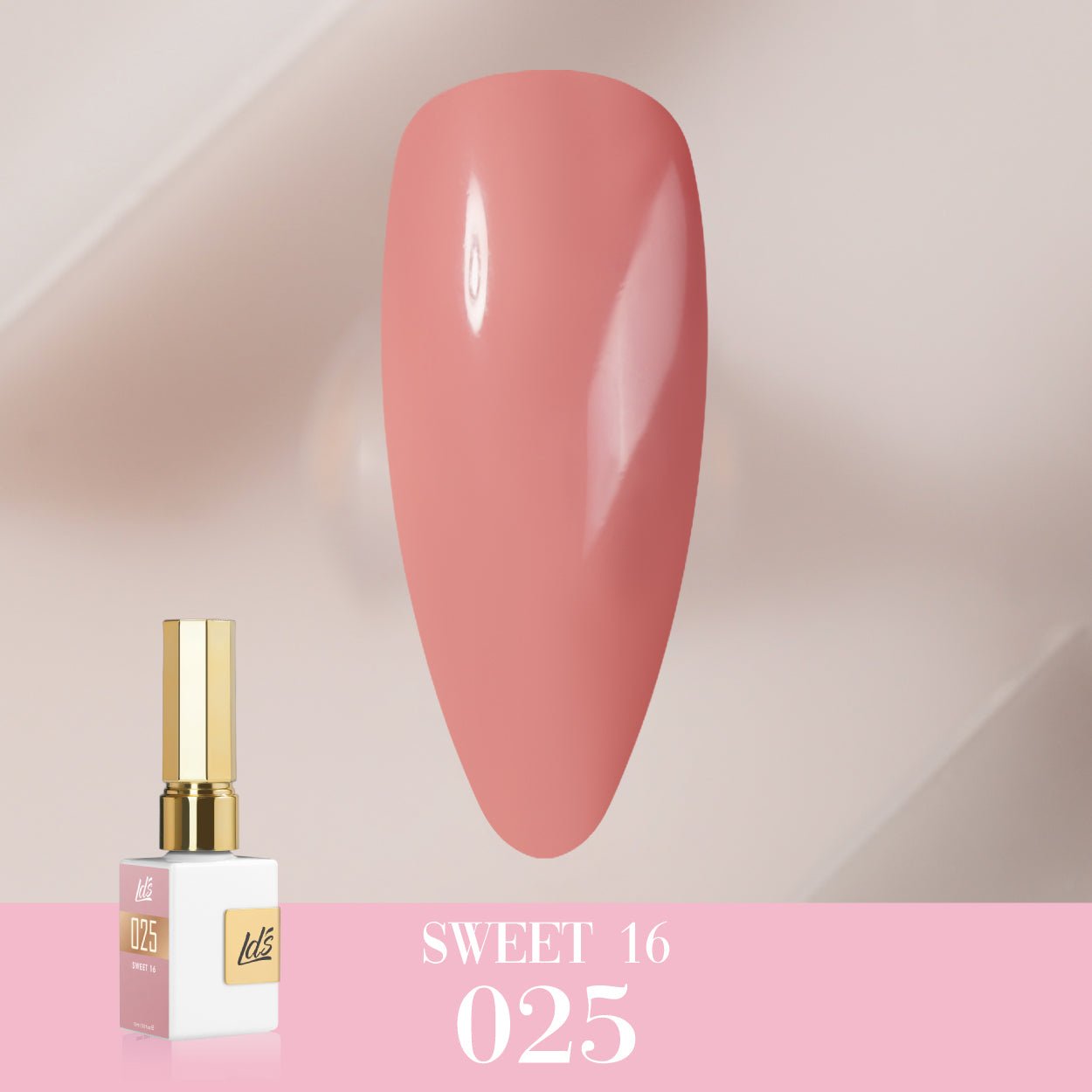 LDS Color Craze Gel Nail Polish - 025 Sweet 16 - 0.5oz - DTK Nail Supply
