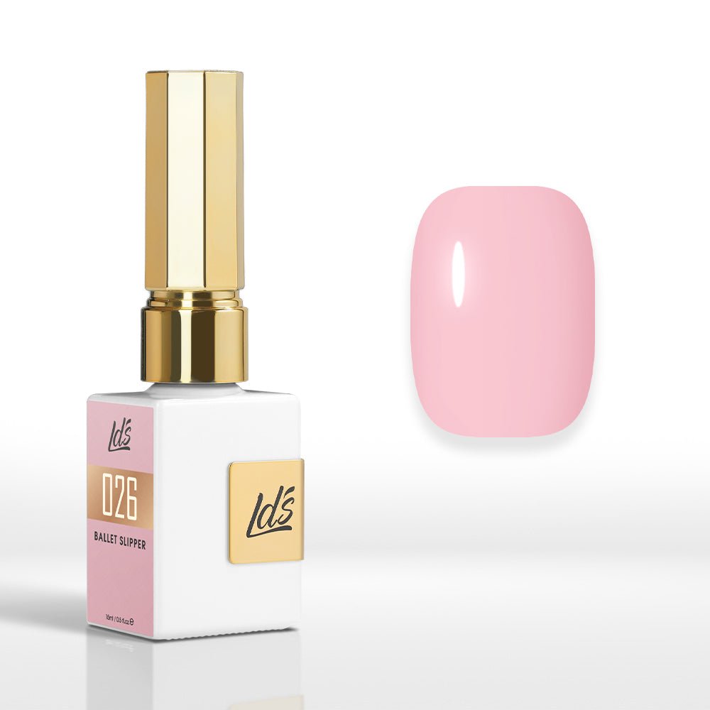LDS Color Craze Gel Nail Polish - 026 Ballet Slipper - 0.5oz - DTK Nail Supply