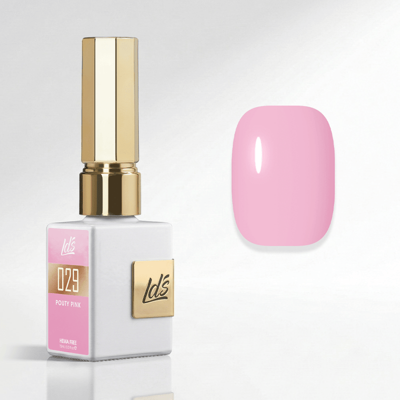 LDS Color Craze Gel Nail Polish - 029 Pouty Pink - 0.5oz - DTK Nail Supply