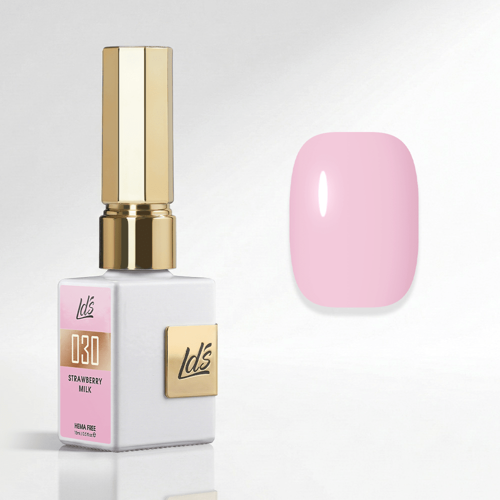 LDS Color Craze Gel Nail Polish - 030 Strawberry Milk - 0.5oz - DTK Nail Supply