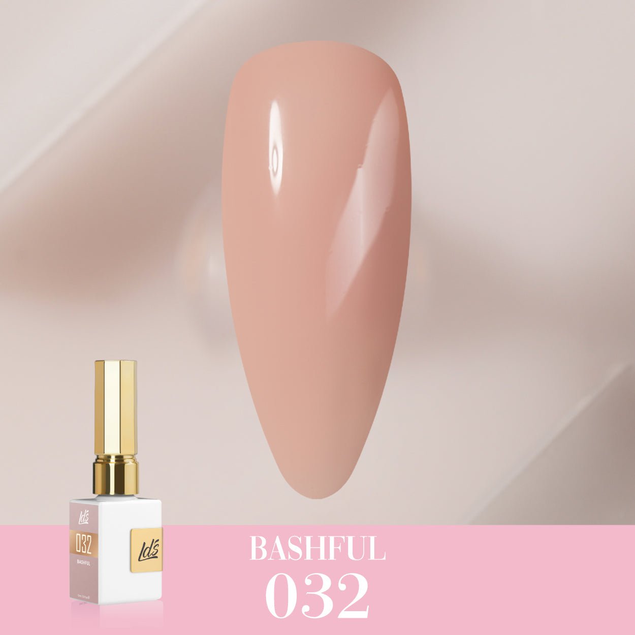 LDS Color Craze Gel Nail Polish - 032 Bashful - 0.5oz - DTK Nail Supply