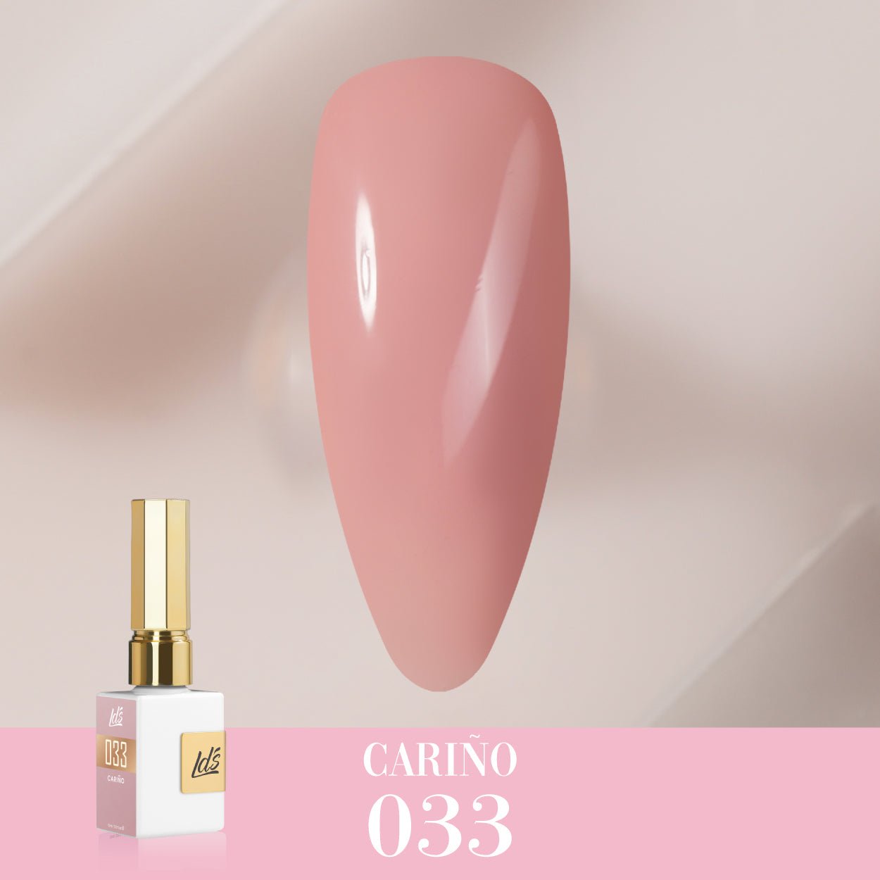 LDS Color Craze Gel Nail Polish - 033 Cariño - 0.5oz - DTK Nail Supply