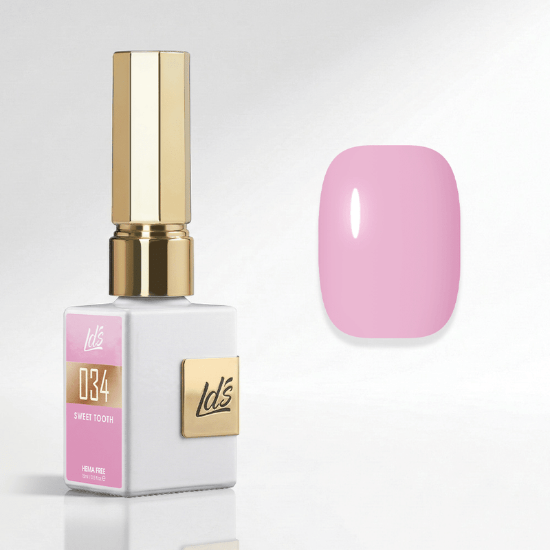 LDS Color Craze Gel Nail Polish - 034 Sweet Tooth - 0.5oz - DTK Nail Supply