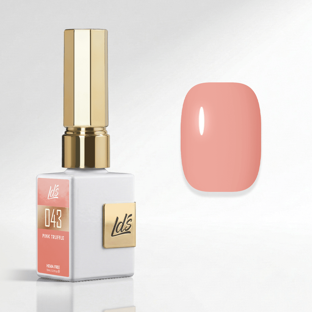 LDS Color Craze Gel Nail Polish - 043 Pink Truffle - 0.5oz - DTK Nail Supply