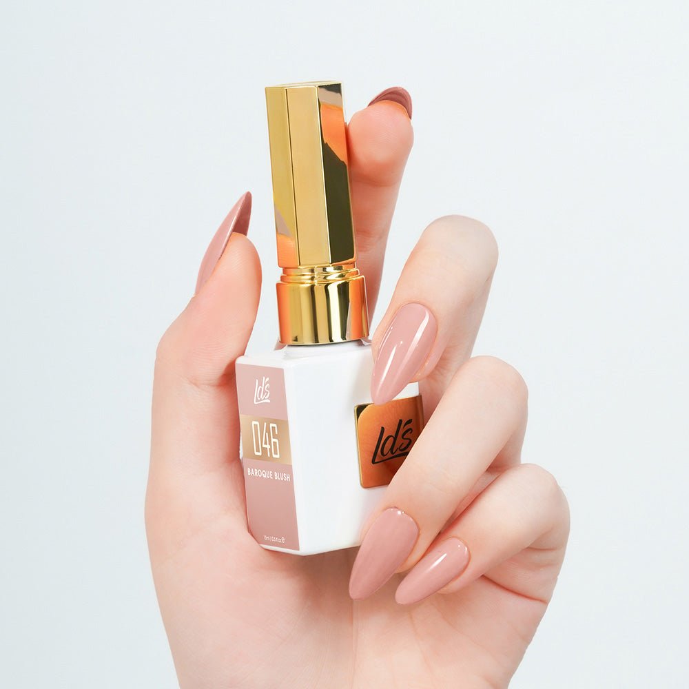 LDS Color Craze Gel Nail Polish - 046 Baroque Blush - 0.5oz - DTK Nail Supply
