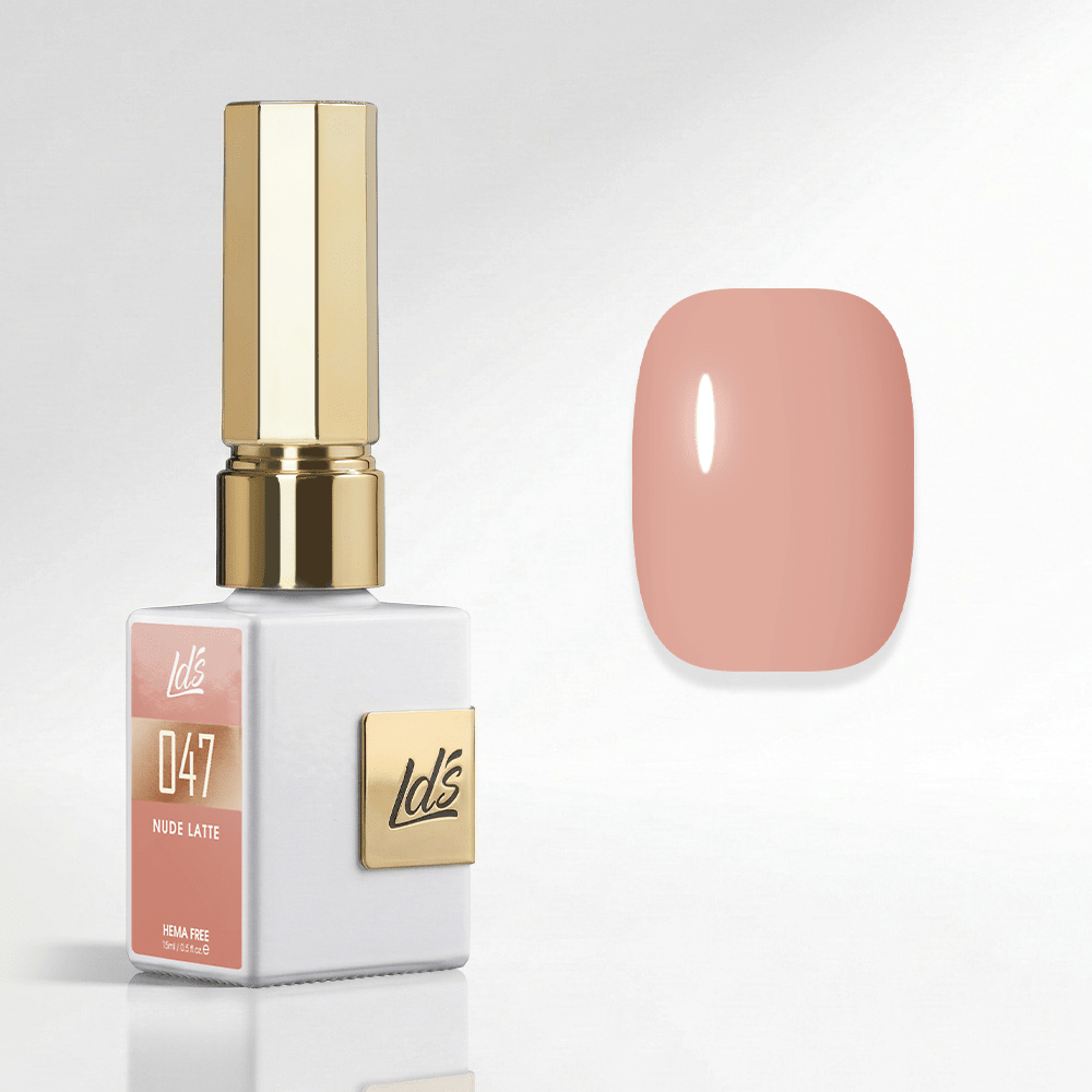 LDS Color Craze Gel Nail Polish - 047 Nude Latte - 0.5oz - DTK Nail Supply