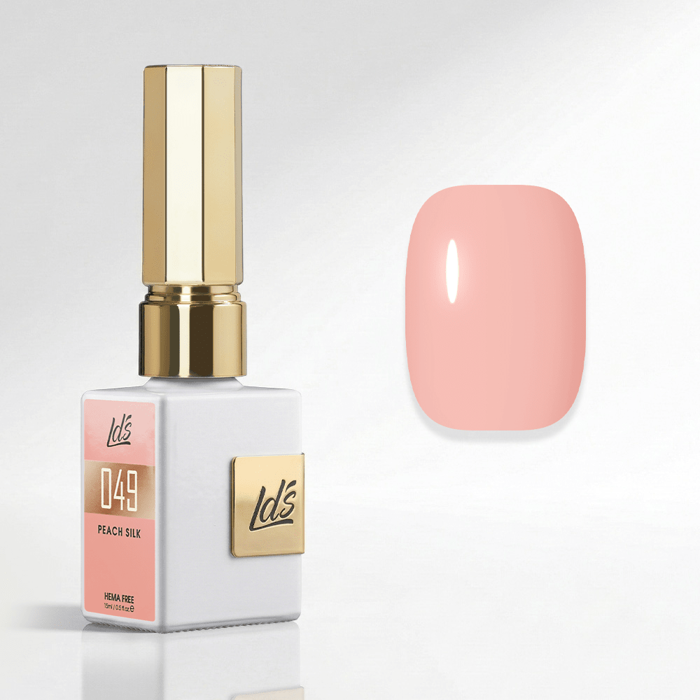 LDS Color Craze Gel Nail Polish - 049 Peach Silk - 0.5oz - DTK Nail Supply
