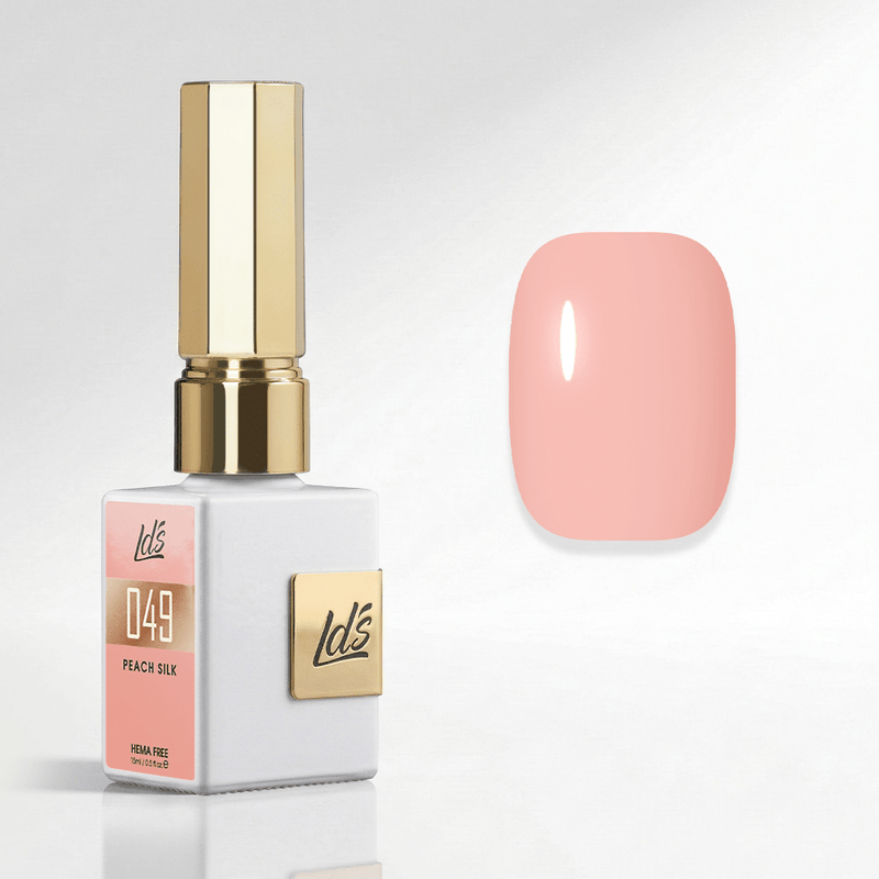 LDS Color Craze Gel Nail Polish - 049 Peach Silk - 0.5oz - DTK Nail Supply