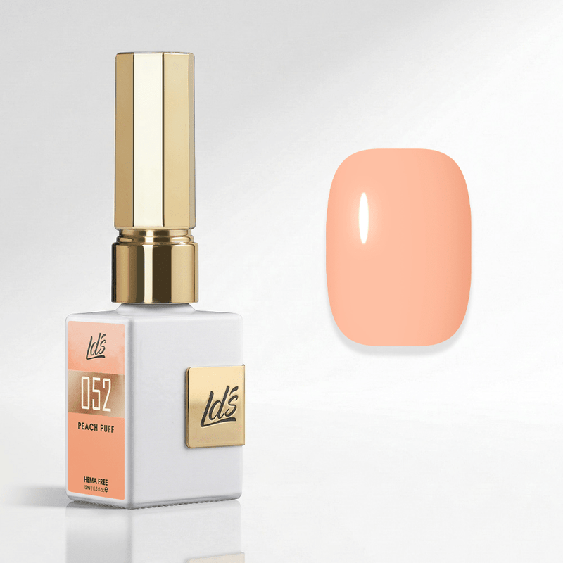 LDS Color Craze Gel Nail Polish - 052 Peach Puff - 0.5oz - DTK Nail Supply